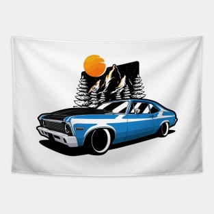 Blue Nova American Classic Tapestry