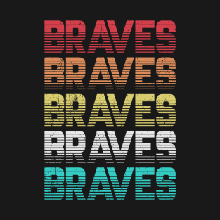 Braves Retro Vintage Classic Design T-Shirt