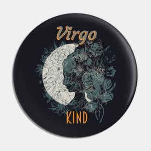 Star sign Virgo Pin