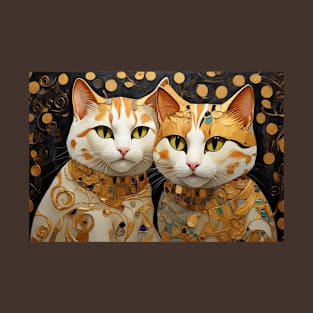 Klimt Style Cats - Quiet Beauty T-Shirt