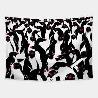 meanwhile penguins II Tapestry