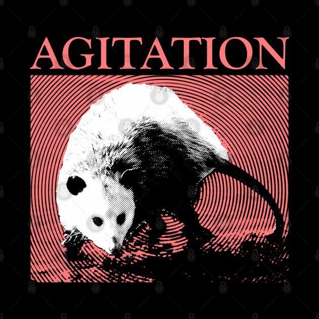 Agitation Opossum by giovanniiiii