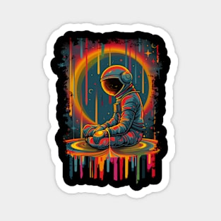 Melting Astronaut Magnet