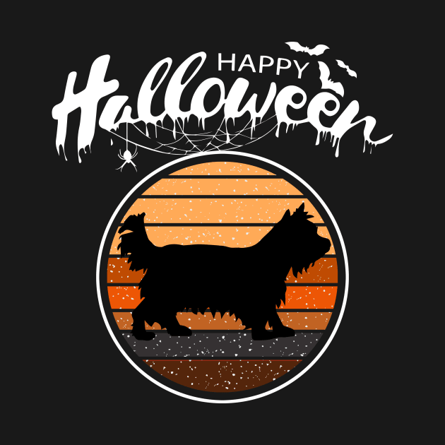 Funny Happy Halloween Beautiful Yorkie Men Women Kids Gift by mlleradrian