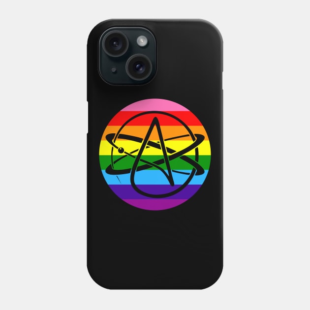 Atheist Pride Flag Phone Case by anomalyalice