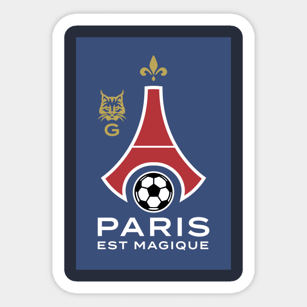 PSG Sticker for Sale by Paris Saint Germain PSG