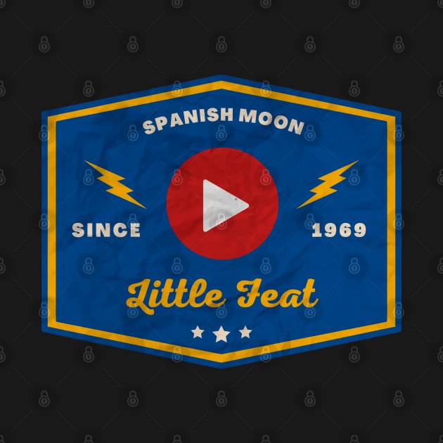 Little Feat // Play Button by Blue betta