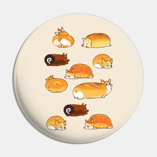 Bread Corgis Pin