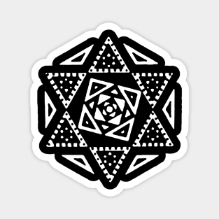 Marisa Kirisame's Sigil (Full, White) - Touhou Project Magnet