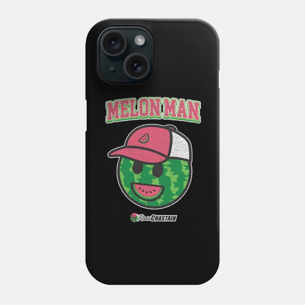 Ross Chastain Charcoal Melon Man Logo Phone Case by ganisfarhan