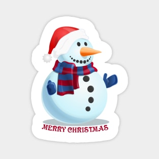 Frosty Christmas - Stay warm Magnet