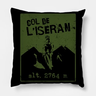 Col De L'Iseran Cycling Bike Souvenir Pillow