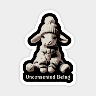 Unconsented Being - Nihilist Lamb Design Magnet