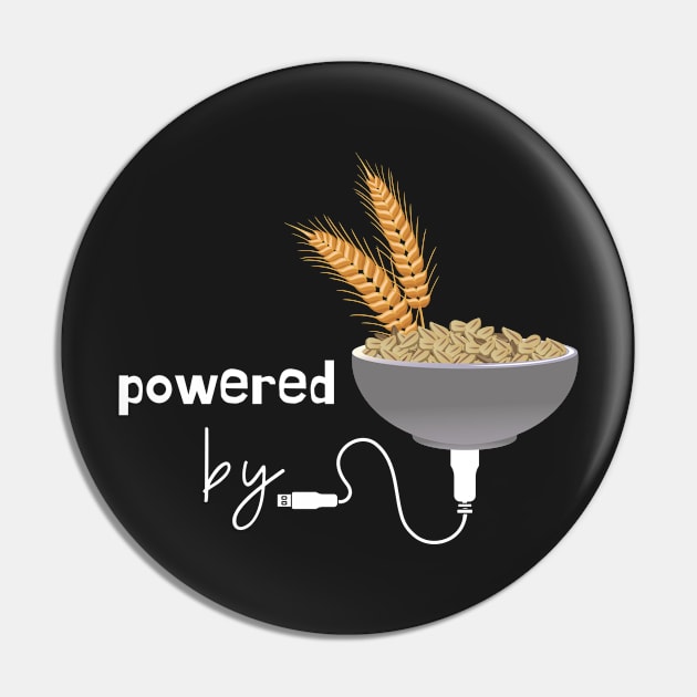 Powered by Oats Pin by leBoosh-Designs