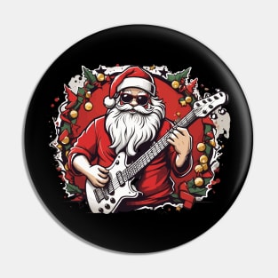 Santa Claus Guitar Pin