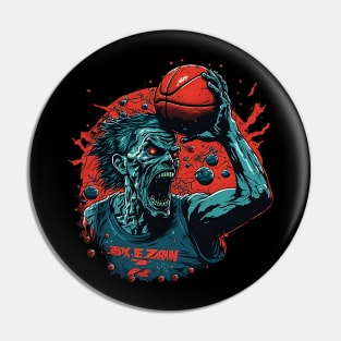 Zombie Basket Pin