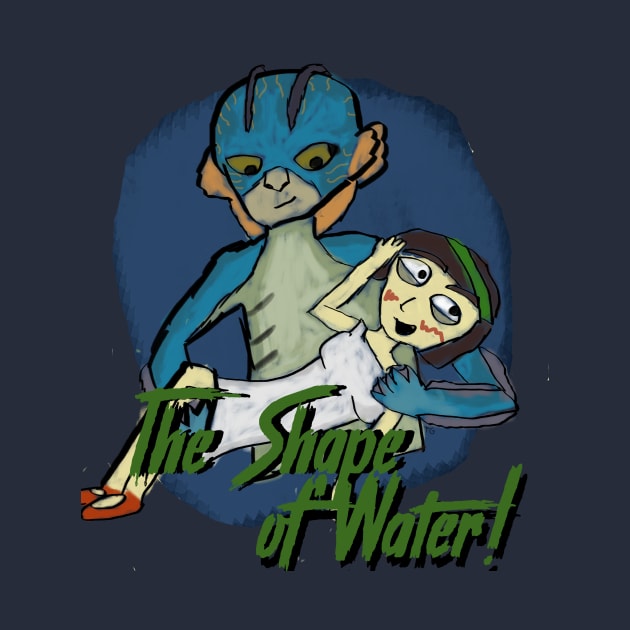 Shape of Water-Color by Trevpocalypse