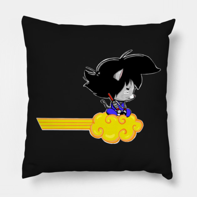 Dragonball Cat Dragon Ball Z Pillow Teepublic