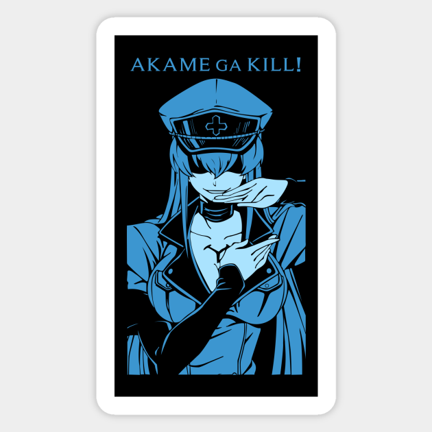 Esdeath- Akame Ga Kill - Manga - Sticker