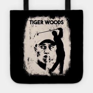 Vintage Distressed Tiger Woods Tote