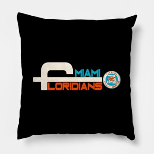 Miami Floridians Basketball Team Pillow