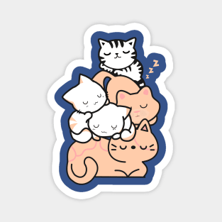 Sleepy Kitties Magnet