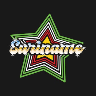 Suriname 80's Style design T-Shirt