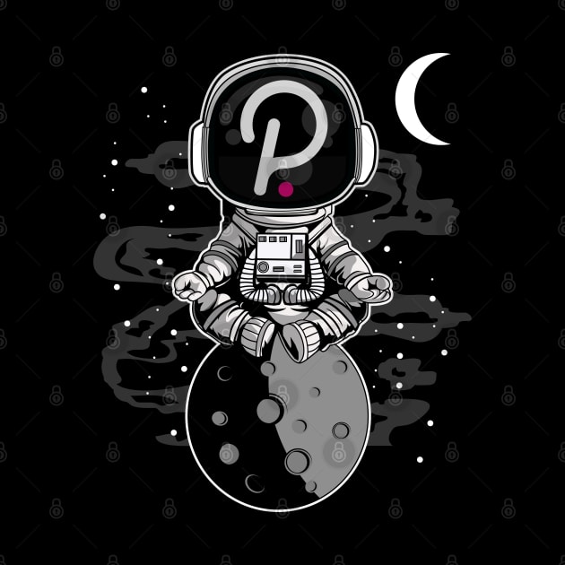 Astronaut Polkadot DOT Coin To The Moon Crypto Token Cryptocurrency Wallet Birthday Gift For Men Women Kids by Thingking About