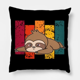 Colourful Sloth Pillow