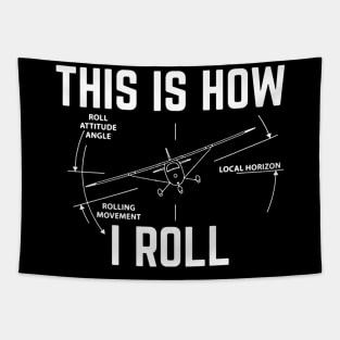 Funny Pilot Tapestry