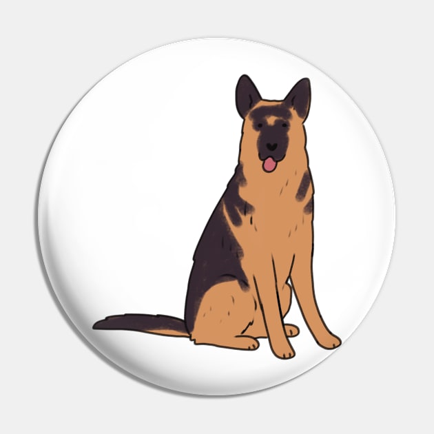 german shepherd dog Pin by Mayarart