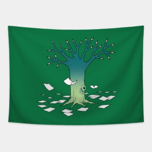 Pencils tree Tapestry