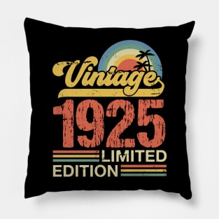 Retro vintage 1925 limited edition Pillow