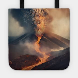 Volcanic eruption Tote