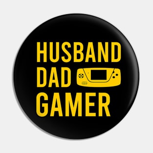 Husband dad gamer Pin