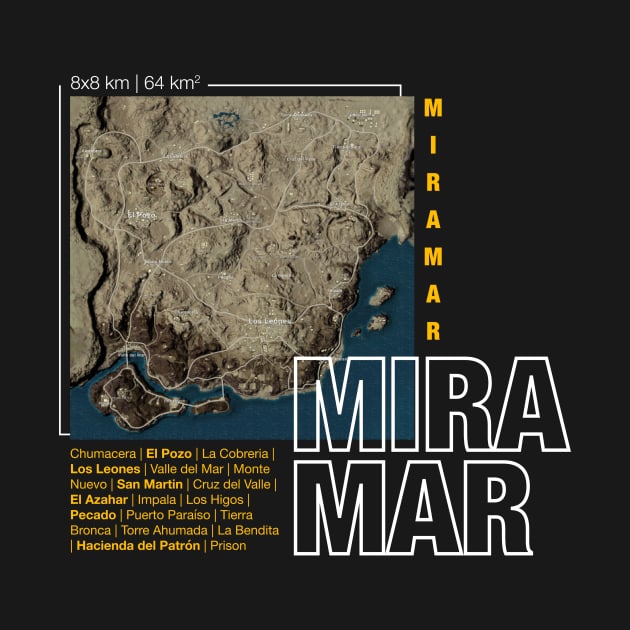 Miramar Map by happymonday