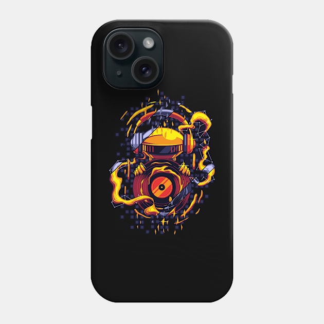 edm robot Phone Case by bpkardijan