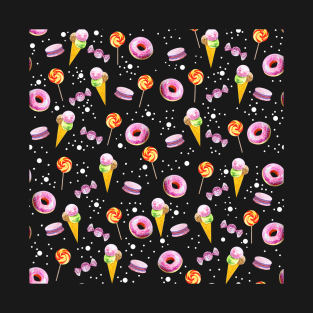 sweets pattern T-Shirt