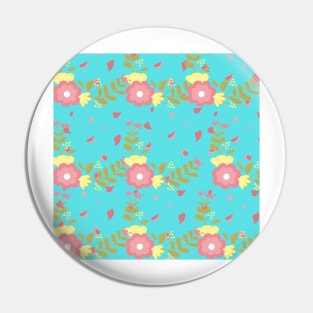 pink flower pattern Pin