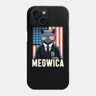Meowica Cat 4th of July Phone Case