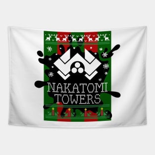 Die Hard Nakatomi Towers Christmas Tapestry