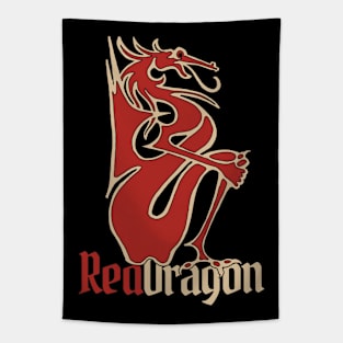 Legendary Red Dragon Tapestry