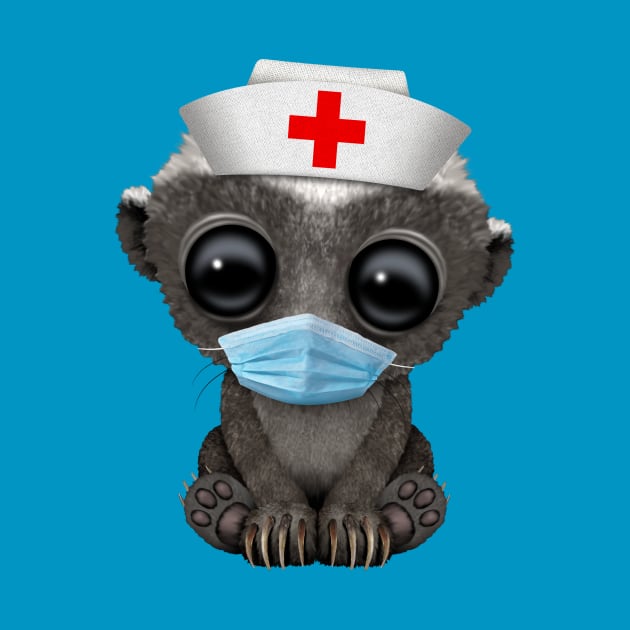 Cute Baby Honey Badger Nurse by jeffbartels