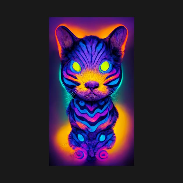 Another Psychedelic Cat by RichieDuprey