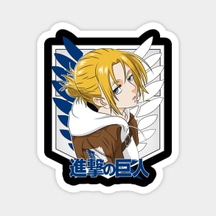 Attack on Titan Annie Leonhart Artwork Magnet