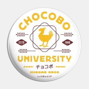 Chocobo University Crest Pin