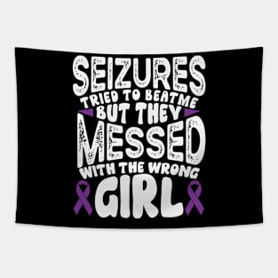 Epilepsy Awareness Seizures Tried to Beat Me Tapestry