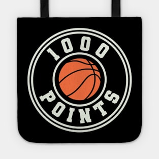 1000 Points Basketball Gift High School Basketball Mom Tote