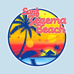 Surf Zegema Beach v2 T-Shirt