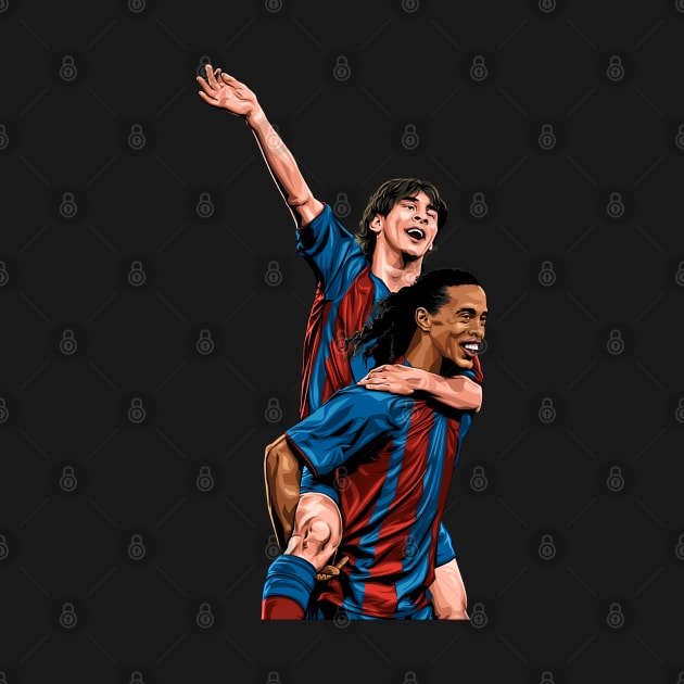 Messi's Inaugural Goal for Barça by Futbol Art